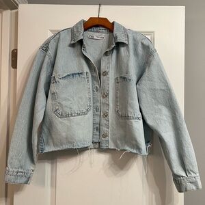Zara Light Blue Denim Jacket